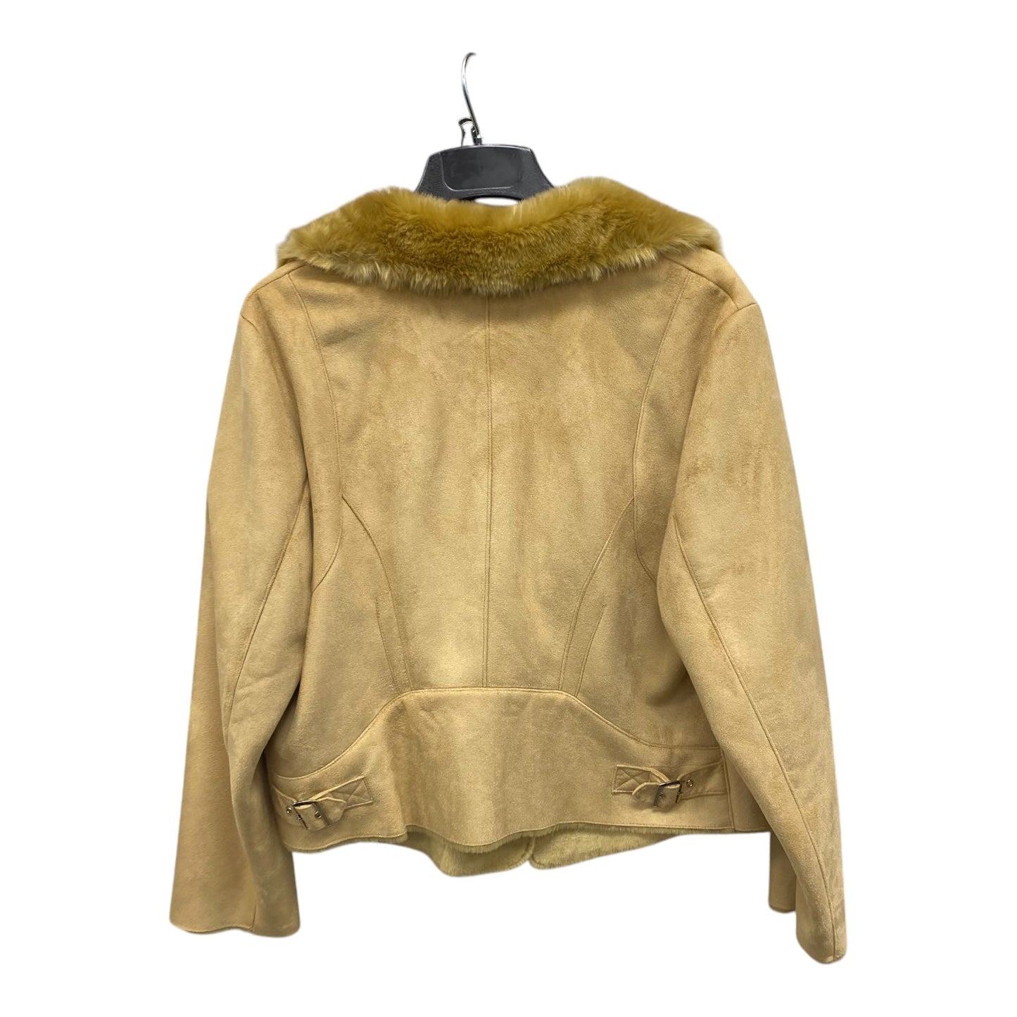 Jacket Other By Chicos In Tan, Size:Xl