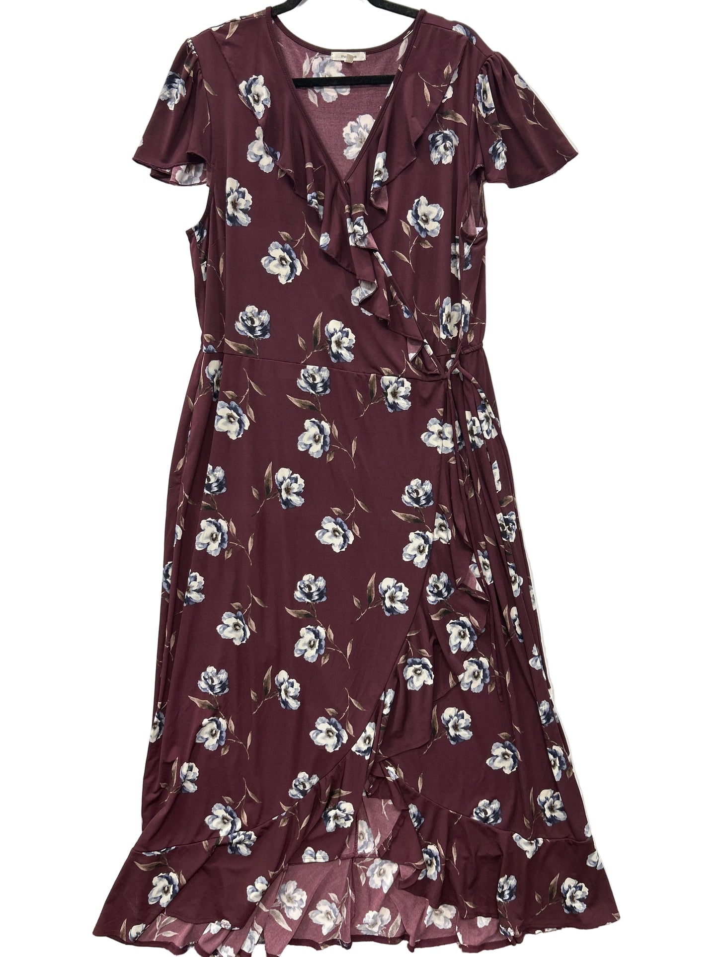 Dress Casual Maxi By Maurices In Purple, Size:2X