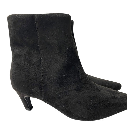 Boots Ankle Heels By Universal Thread In Black, Size:6.5