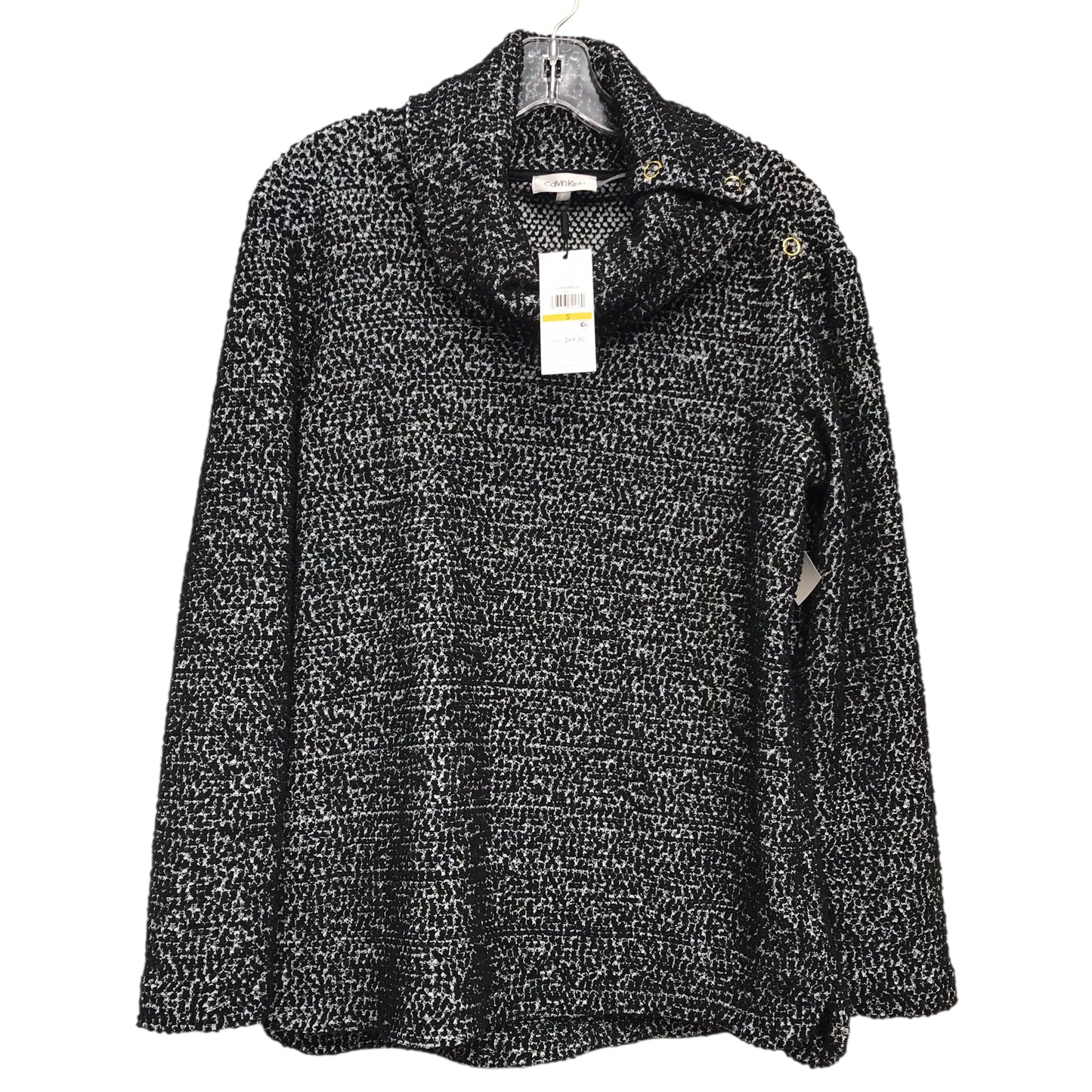 Sweater By Calvin Klein In Black, Size:S