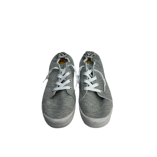 Shoes Flats By C And C In Grey, Size: 8