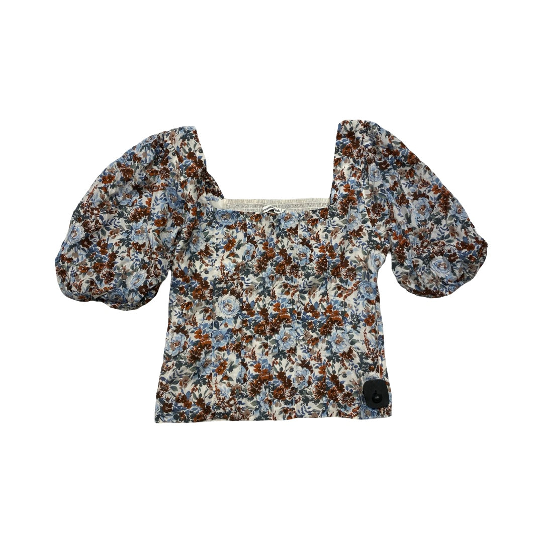 Top Ss By Abercrombie And Fitch In Floral Print, Size:M