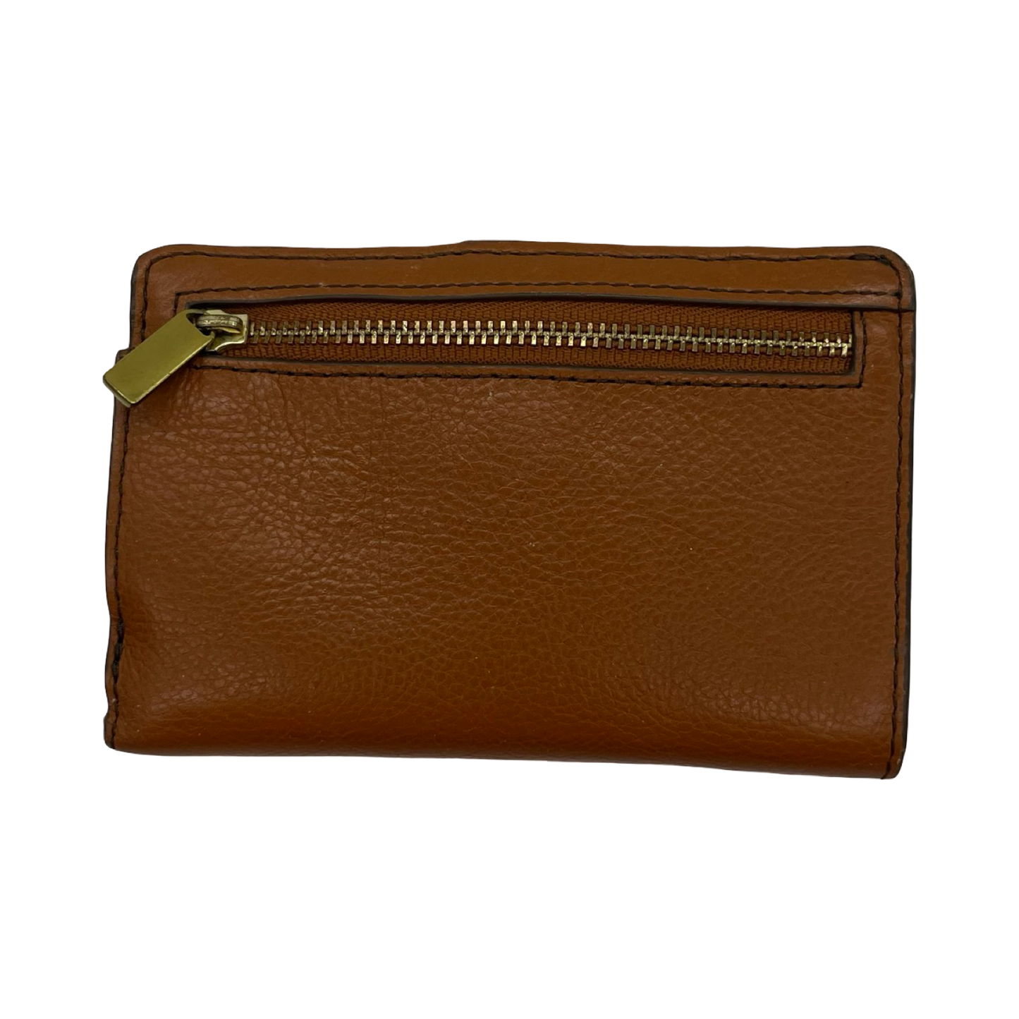 Wallet Leather By Fossil In Brown, Size:Medium
