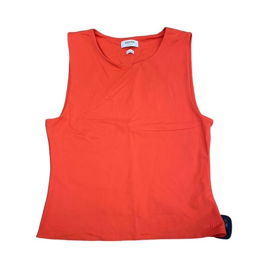 Top Sleeveless Basic By Aritzia In Orange, Size:L