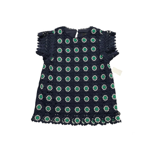 Top Ss By J. Crew In Blue & Green, Size:Xxs