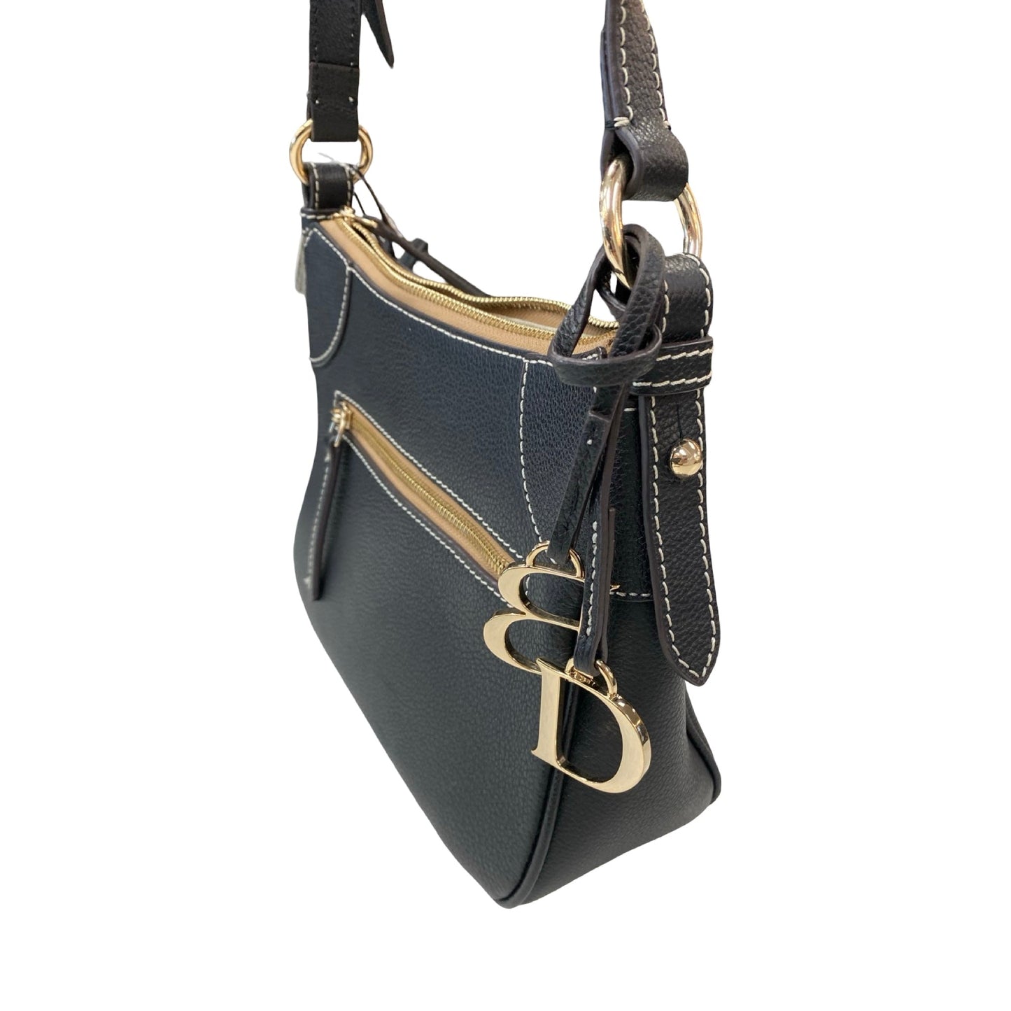 Handbag Designer By Dooney And Bourke In Black, Size:Small