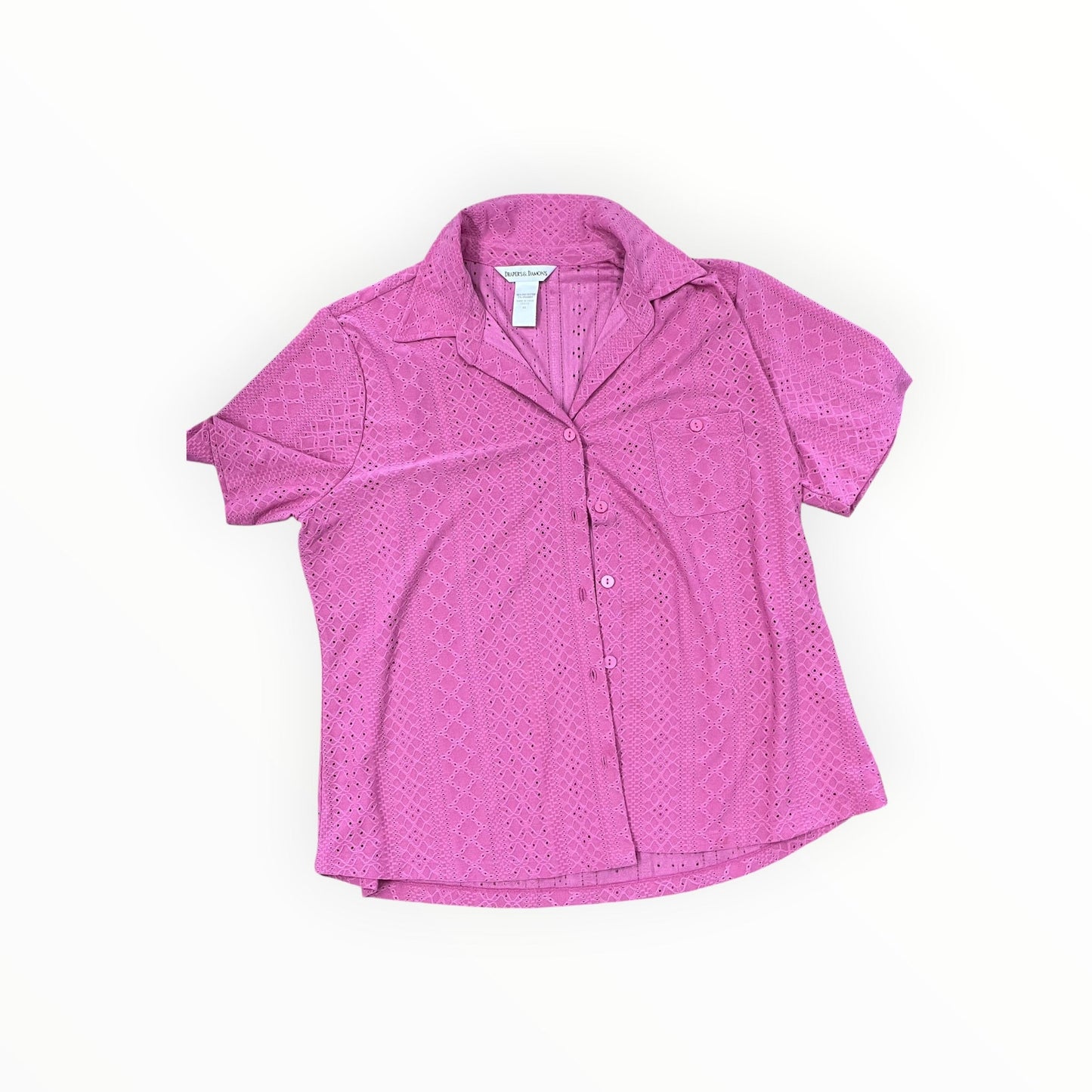 Top Ss By Clothes Mentor In Pink, Size:Xl
