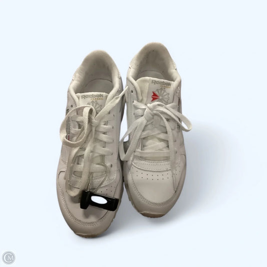 Shoes Athletic By Reebok In White, Size: 5.5