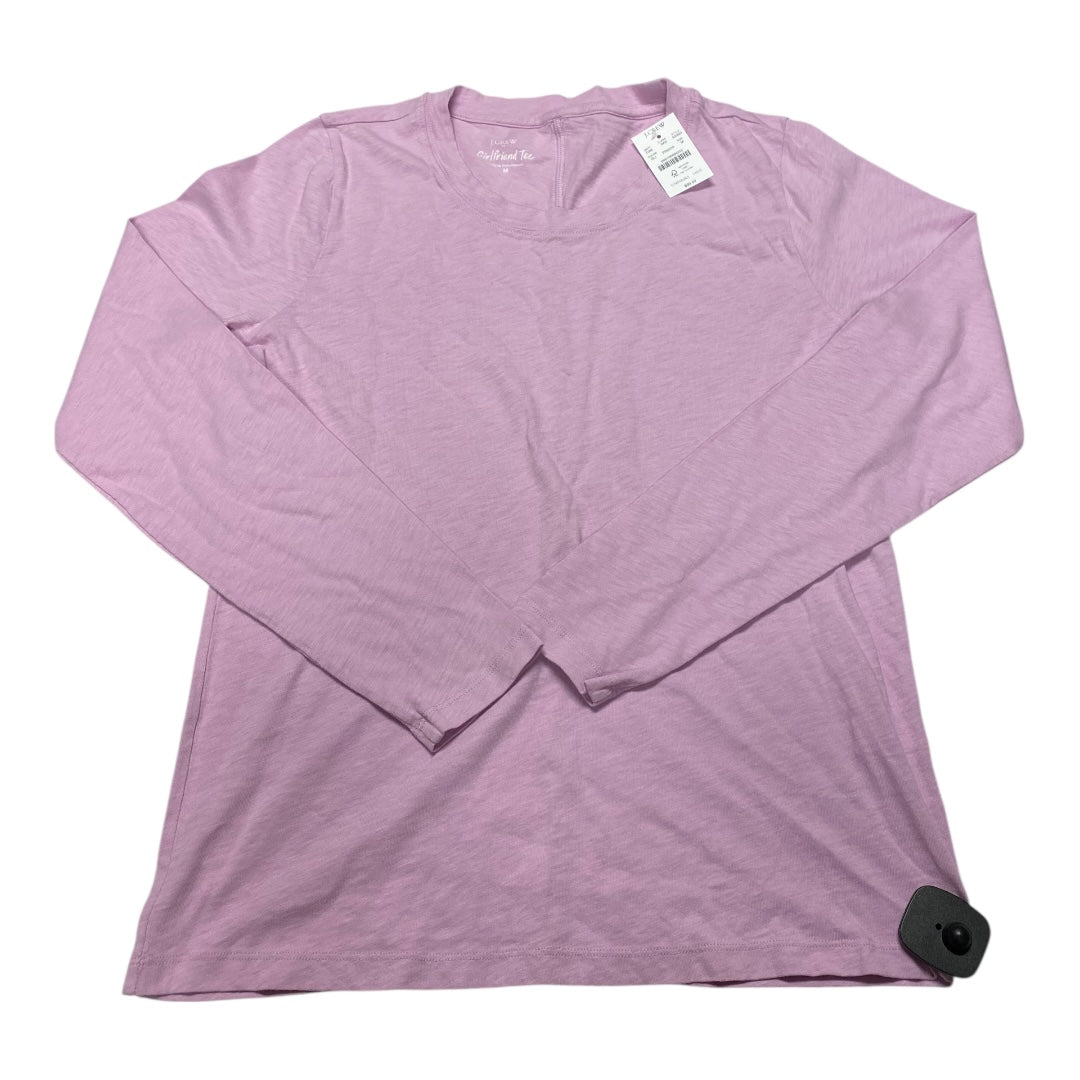 Top Ls Basic By J. Crew In Purple, Size:M