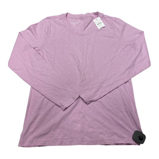 Top Ls Basic By J. Crew In Purple, Size:M