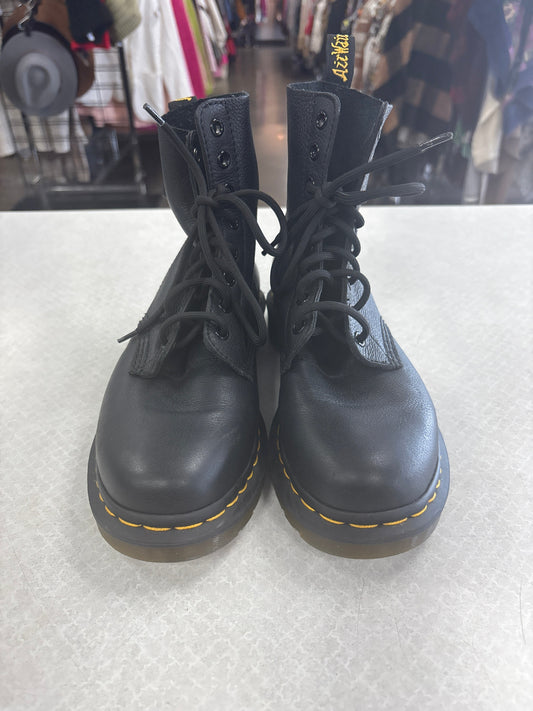 BOOTS COMBAT by DR MARTENS In BLACK, Size: 8