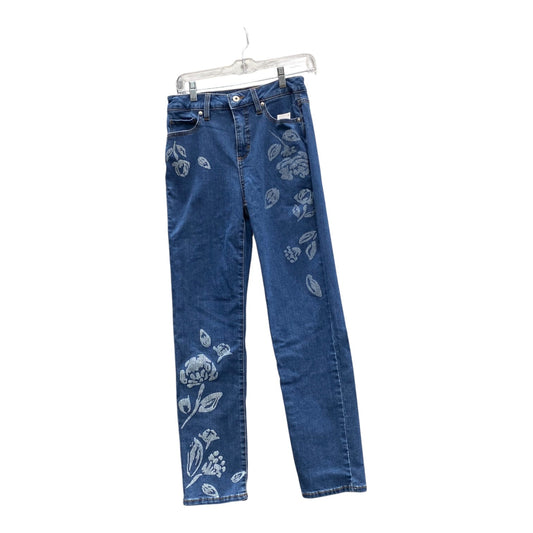 Jeans Straight By Style And Company In Blue Denim, Size:4