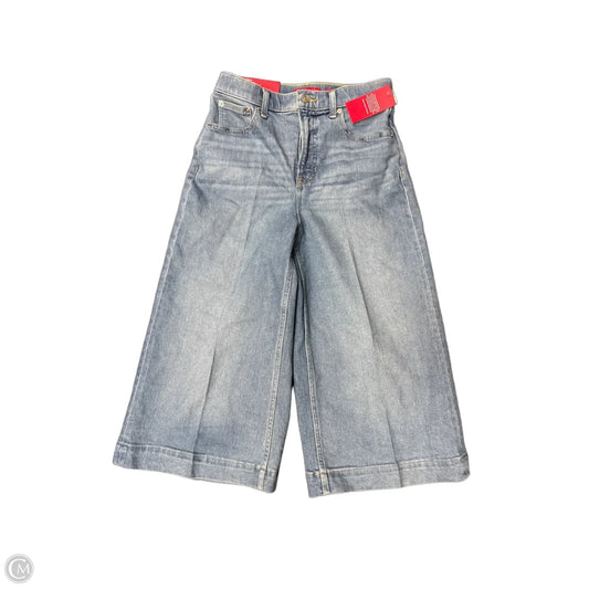 Jeans Cropped By Spanx In Blue Denim, Size: S