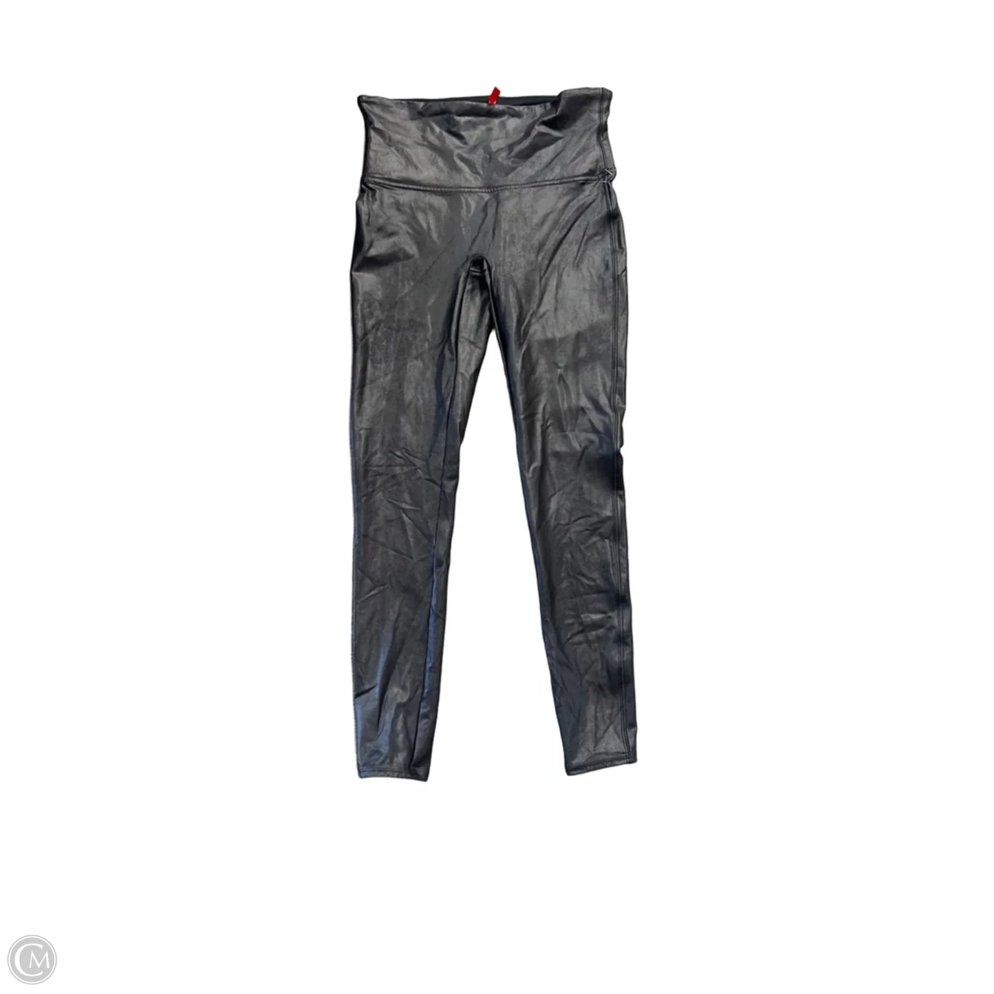 Athletic Leggings By Spanx In Black, Size: L