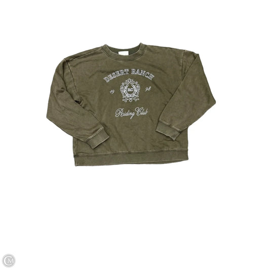 Sweatshirt Crewneck By Universal Thread In Green, Size: L