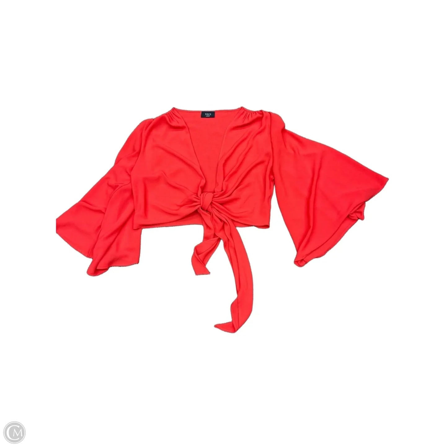 Top 2pc 3/4 Sleeve By Vici In Orange, Size: L