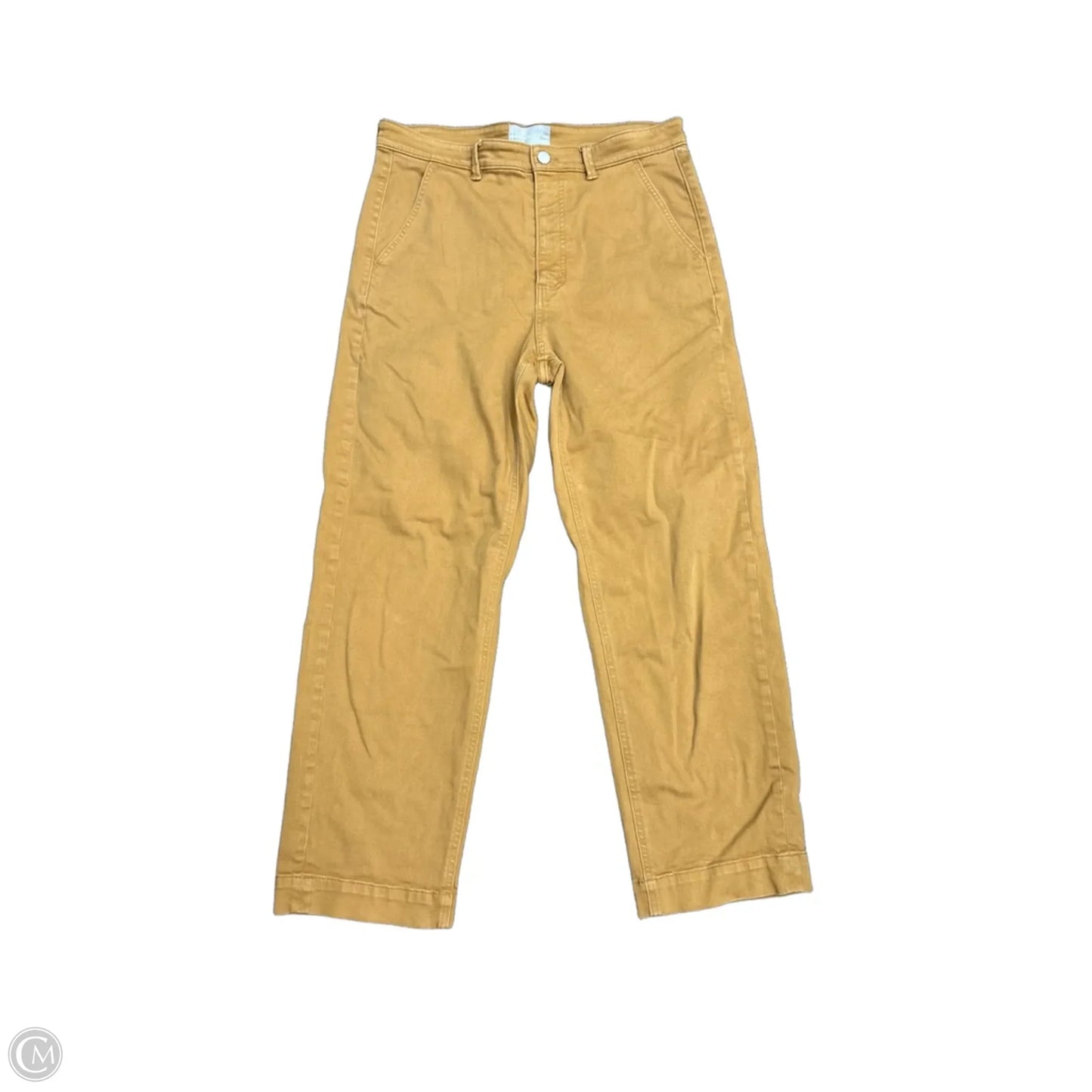 Jeans Straight By Everlane In Gold, Size: 14