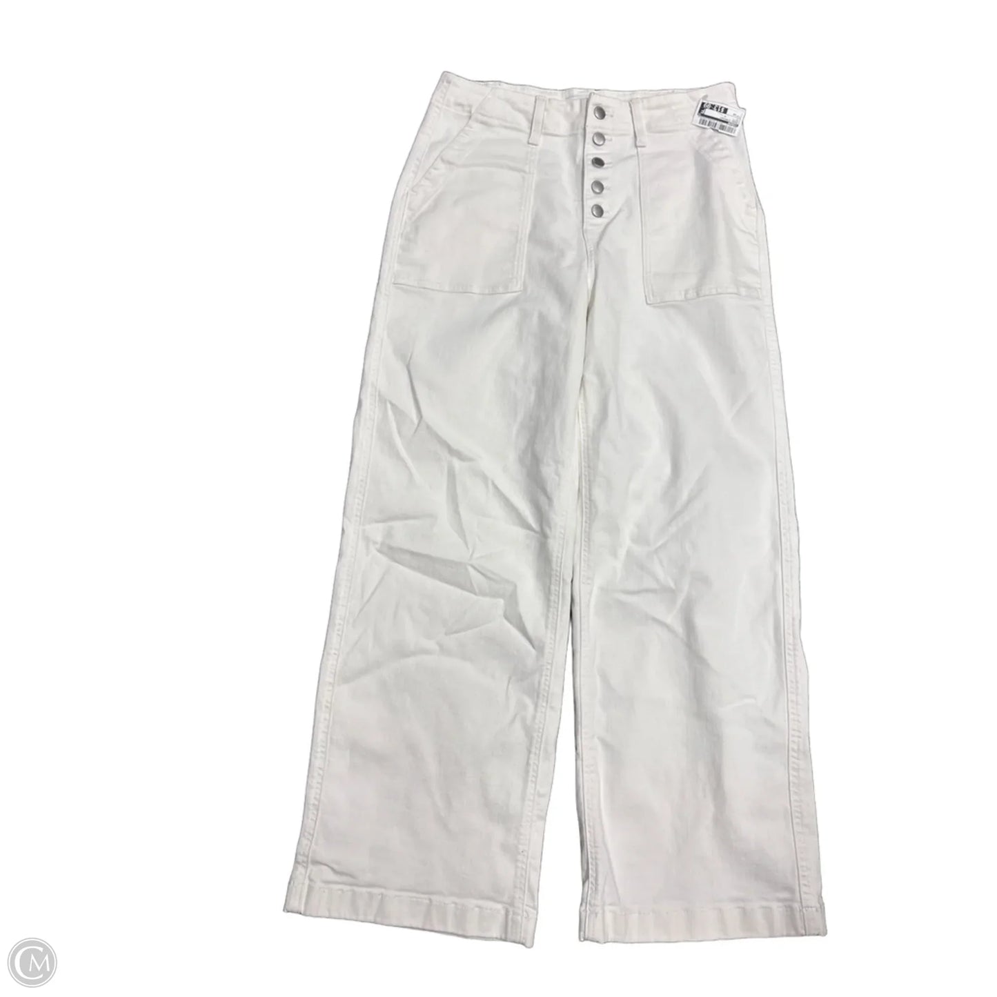 Jeans Straight By Sonoma In White, Size: 14