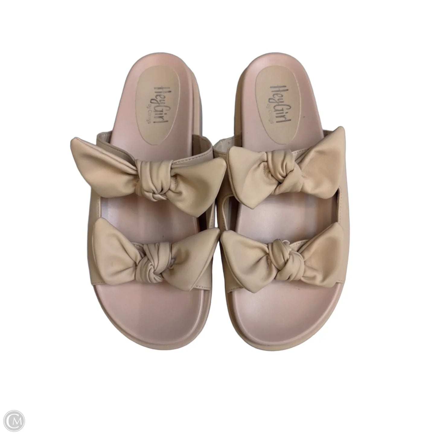 Sandals Flats By Clothes Mentor In Pink, Size: 11