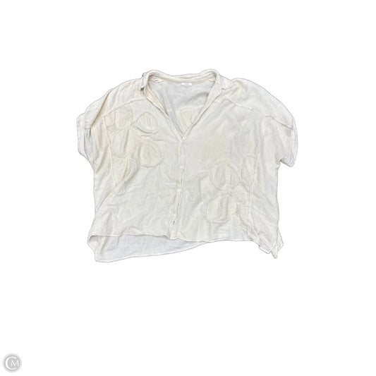 Top Short Sleeve By Easel In Yellow, Size: 3x