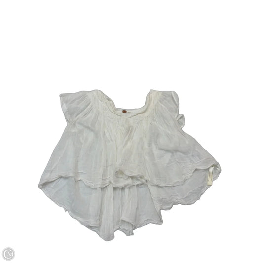 Top Short Sleeve By Free People In White, Size: S