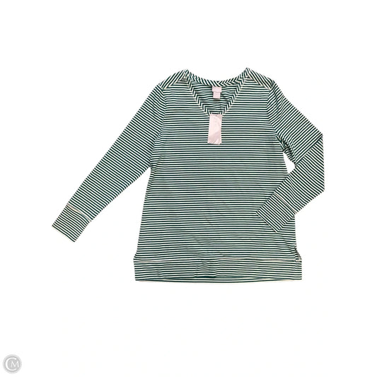Top Long Sleeve By Chicos In Striped Pattern, Size: M