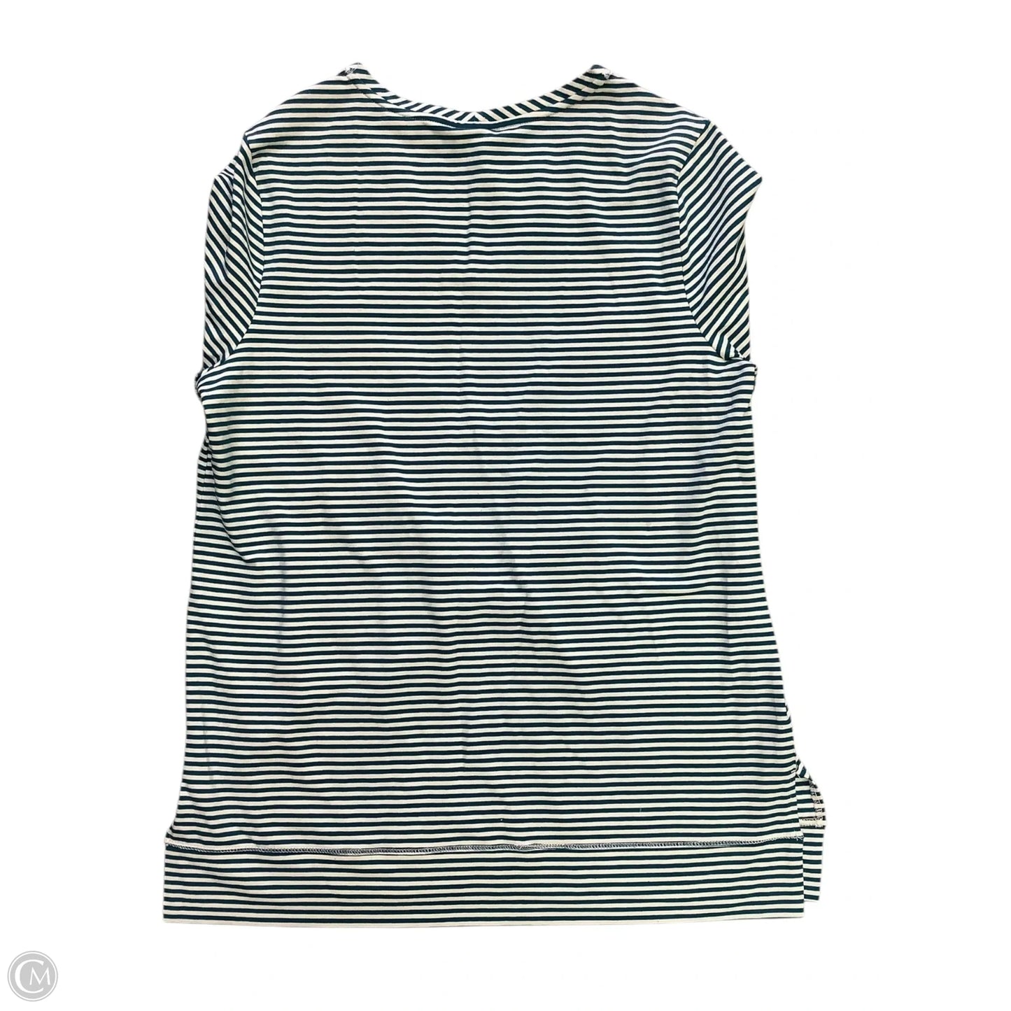 Top Long Sleeve By Chicos In Striped Pattern, Size: M