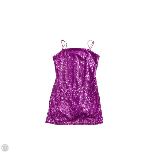 Dress Casual Short By Loft In Purple, Size: 10