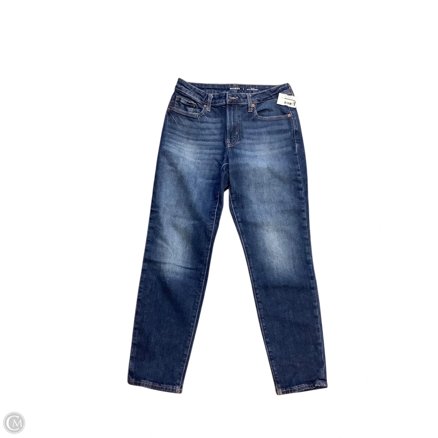 Jeans Straight By Old Navy In Blue Denim, Size: 4