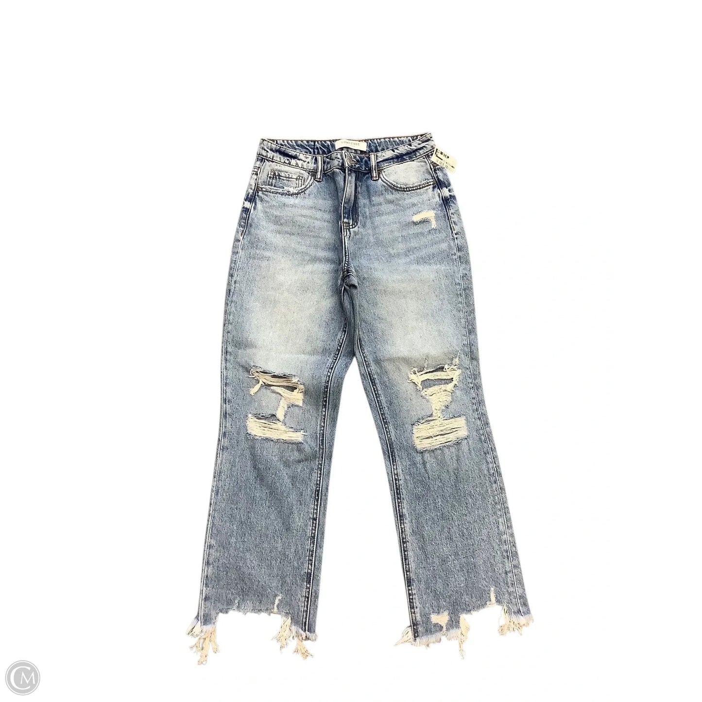 Jeans Wide Leg By Clothes Mentor In Blue, Size: 4