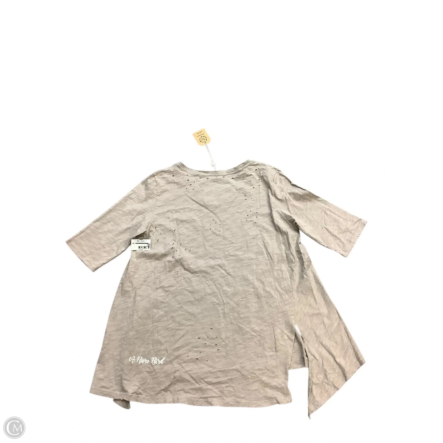 Top Short Sleeve By Cma In Grey, Size: M