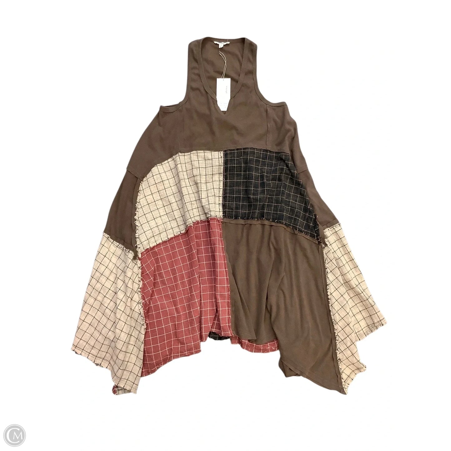 Dress Casual Maxi By Clothes Mentor In Plaid Pattern, Size: M