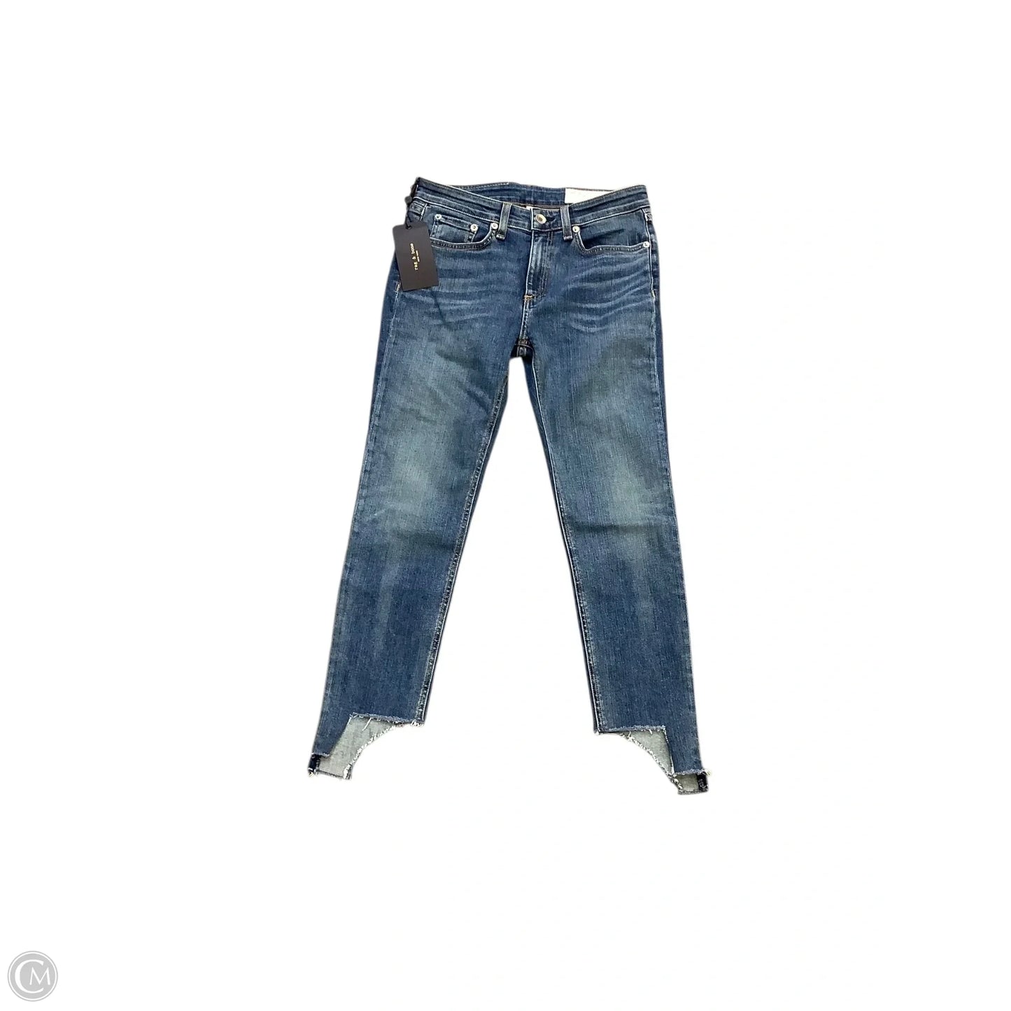 Jeans Straight By Rag And Bone In Blue Denim, Size: 4 (27)