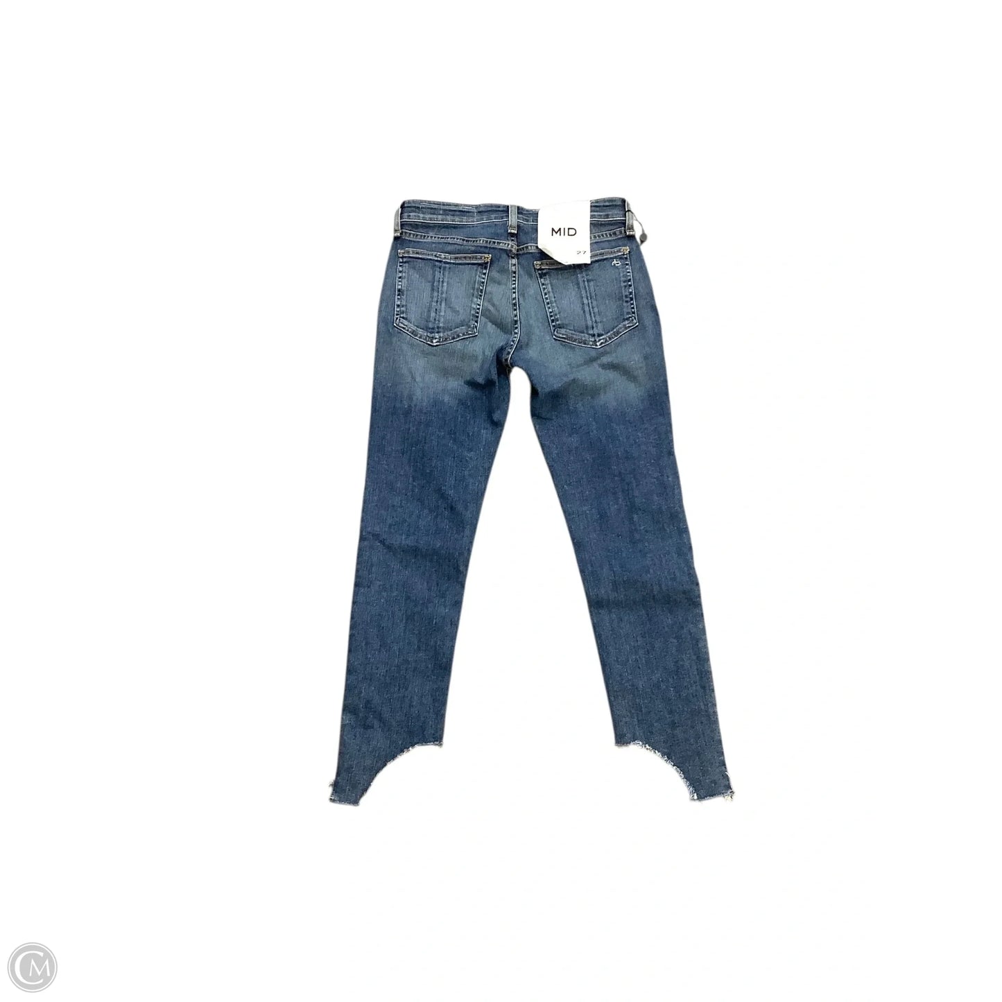 Jeans Straight By Rag And Bone In Blue Denim, Size: 4 (27)
