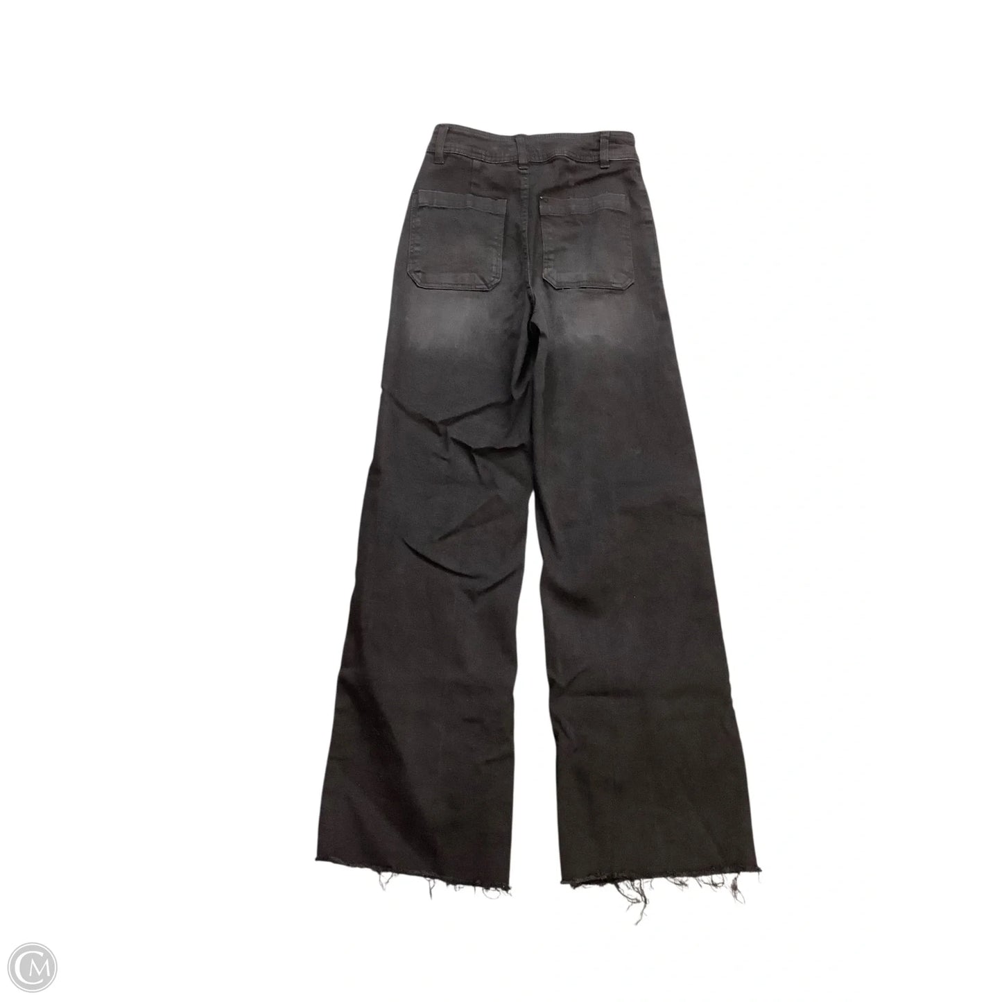 Jeans Straight By Oat In Black, Size: 2 (26)