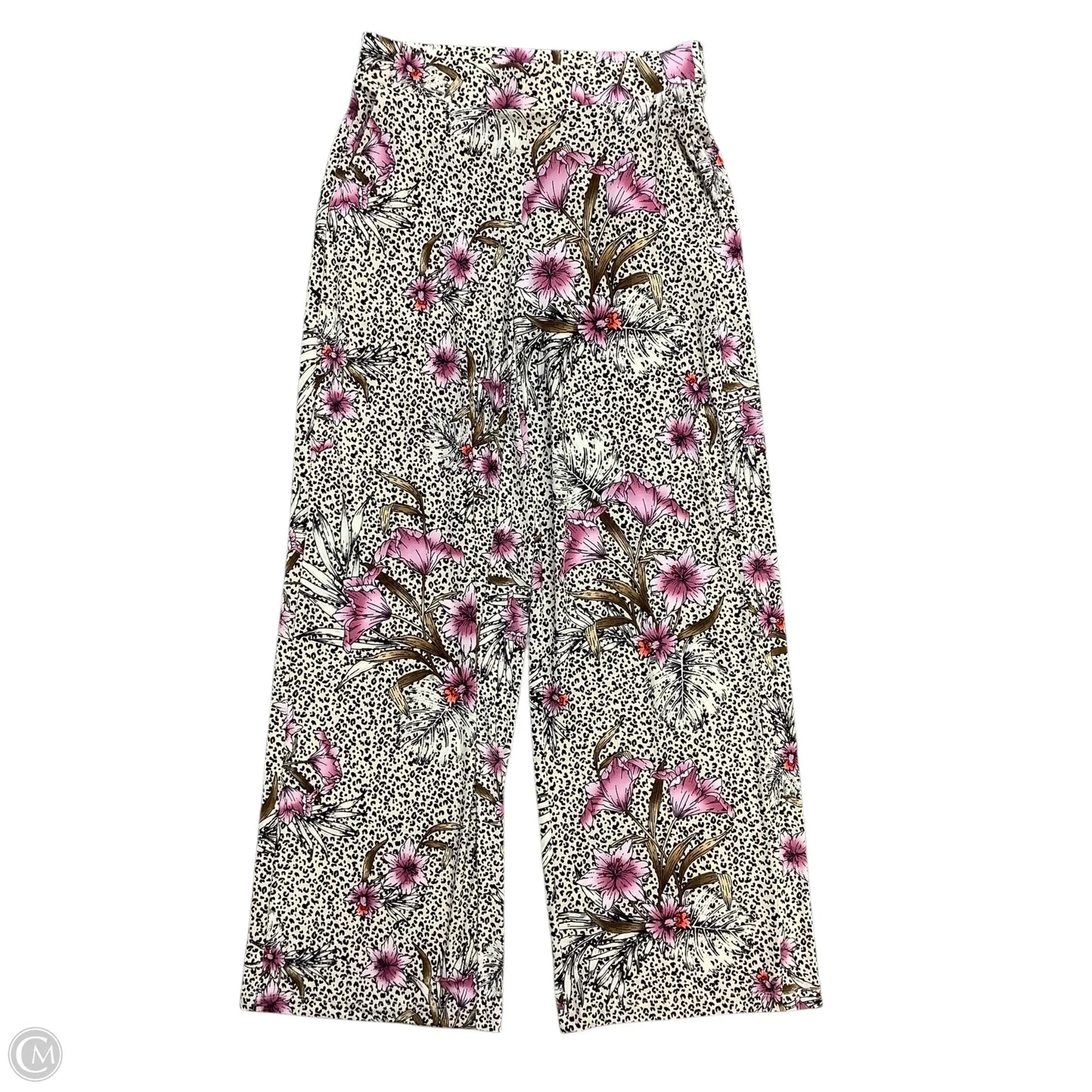 Pants Set 2pc By White House Black Market In Animal Print, Size: Xs