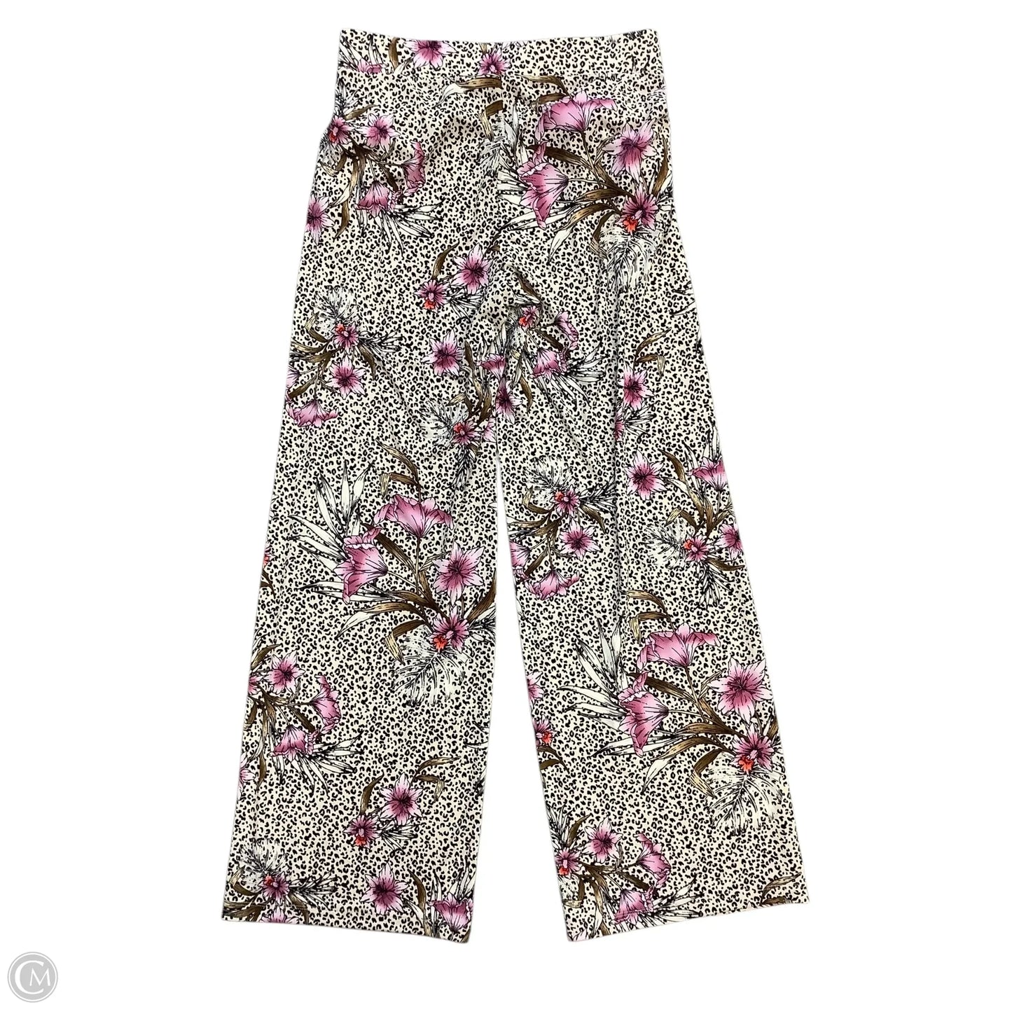 Pants Set 2pc By White House Black Market In Animal Print, Size: Xs