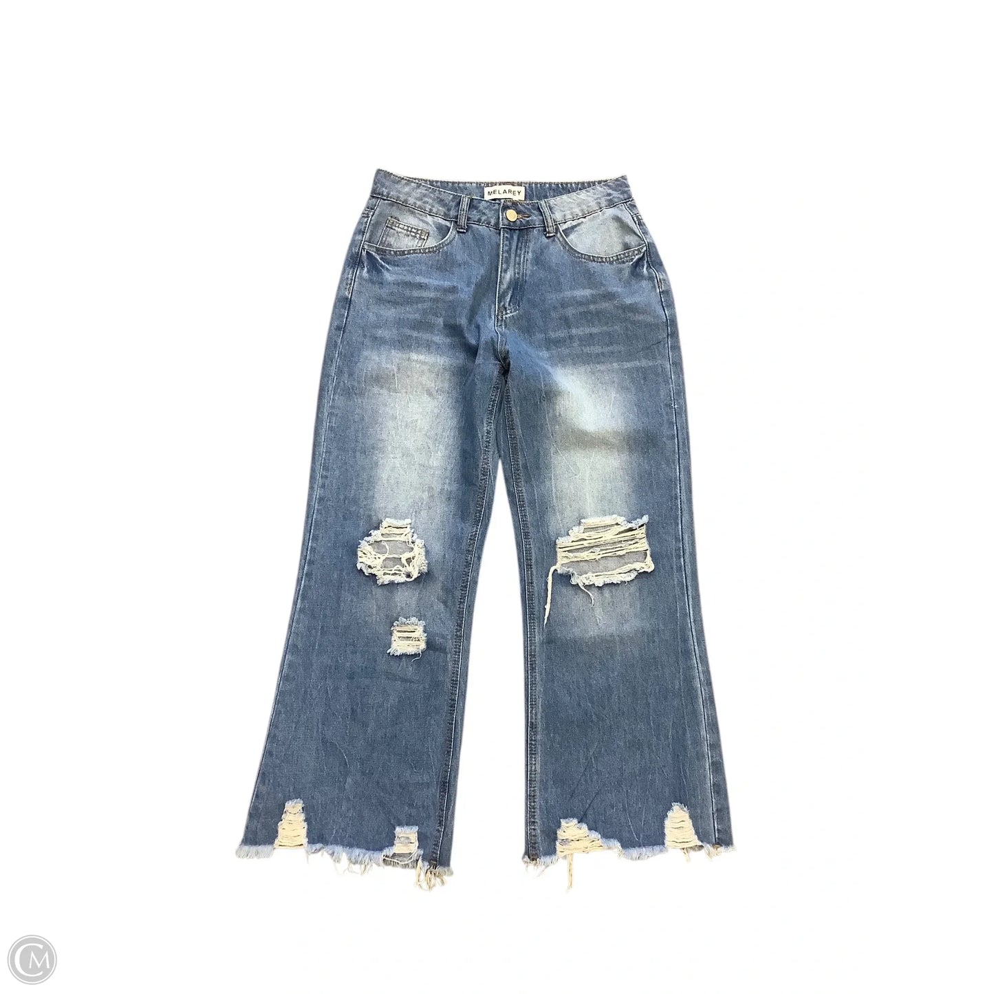 Jeans Cropped By Clothes Mentor In Blue, Size: S