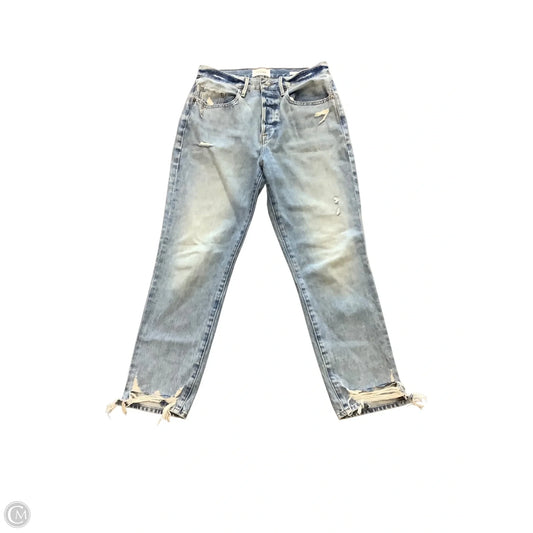 Jeans Boyfriend By Frame In Blue Denim, Size: 6 (28)