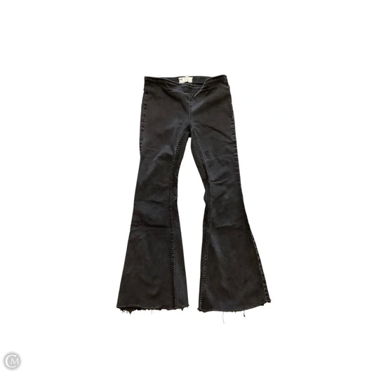 Jeans Flared By Free People In Black, Size: 4 (27)