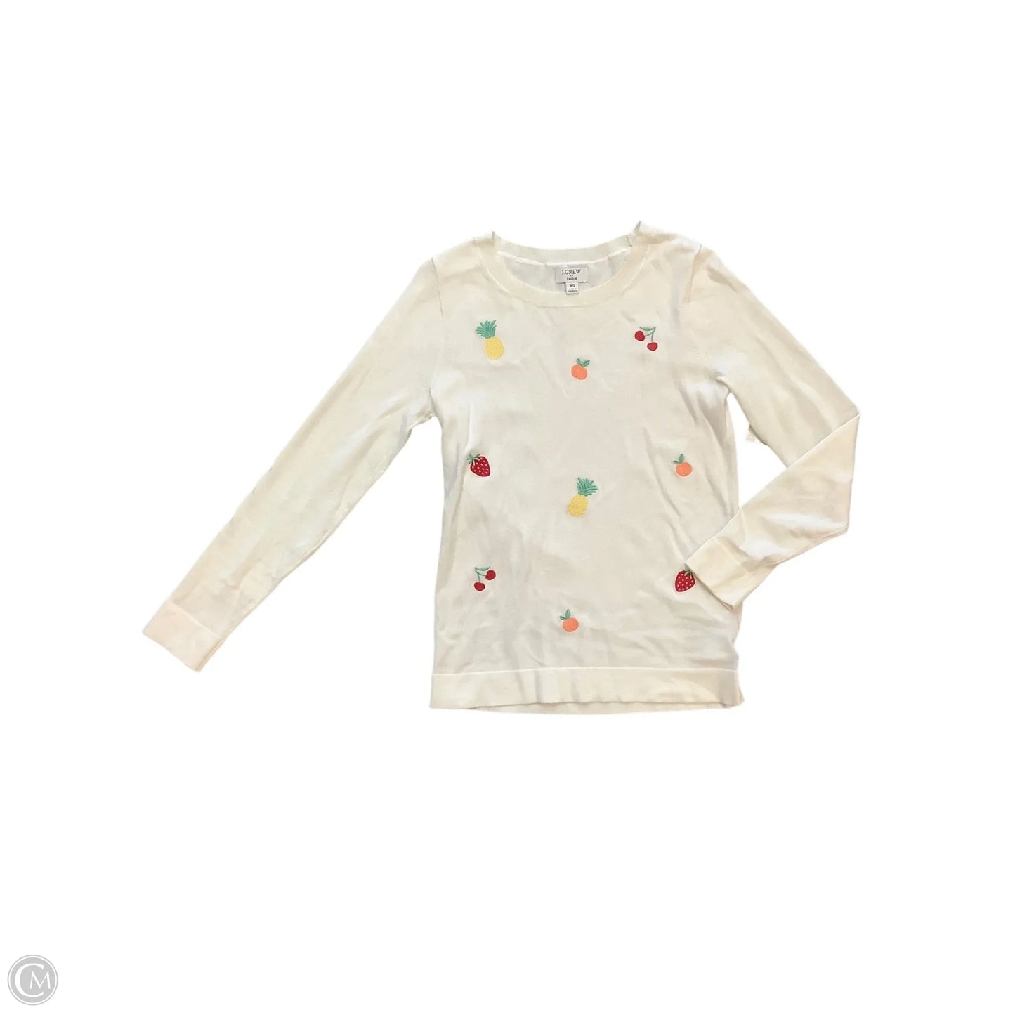 Sweater By J. Crew In White, Size: Xs
