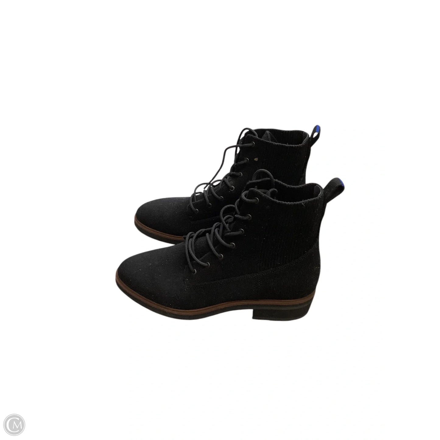 Boots Ankle Flats By Rothys In Black, Size:10