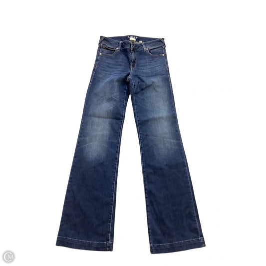 Jeans Wide Leg By Ariat In Blue Denim, Size: 6