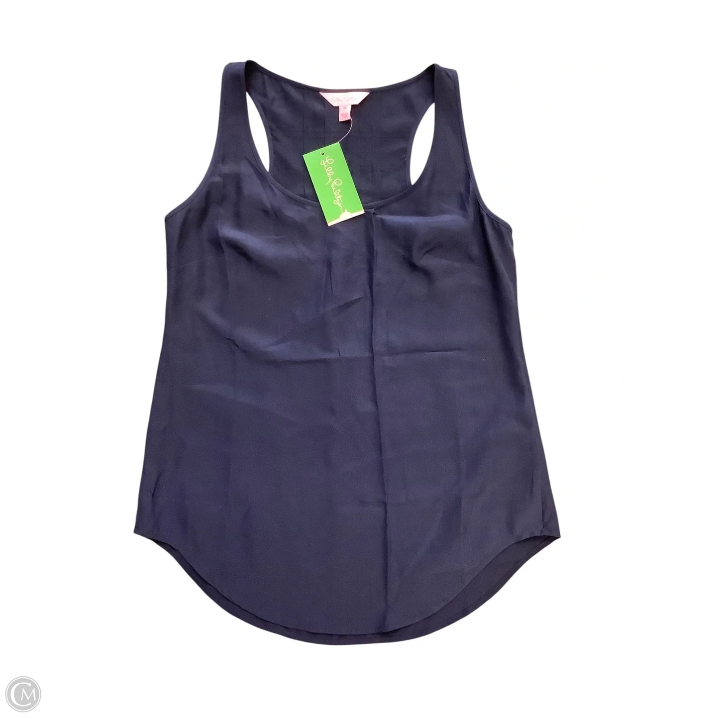 Top Sleeveless Designer By Lilly Pulitzer In Navy, Size: Xs