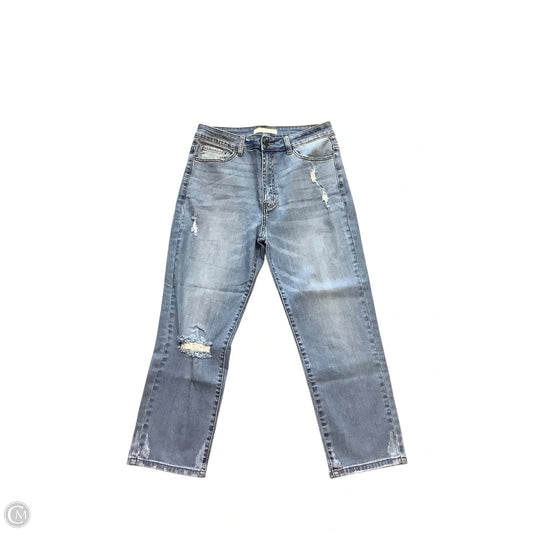 Jeans Straight By Clothes Mentor In Blue Denim, Size: 11/29