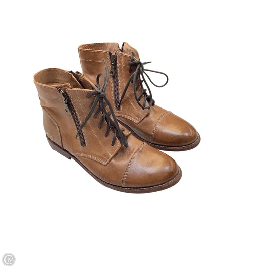 Boots Ankle Flats By Bed Stu In Brown, Size: 9