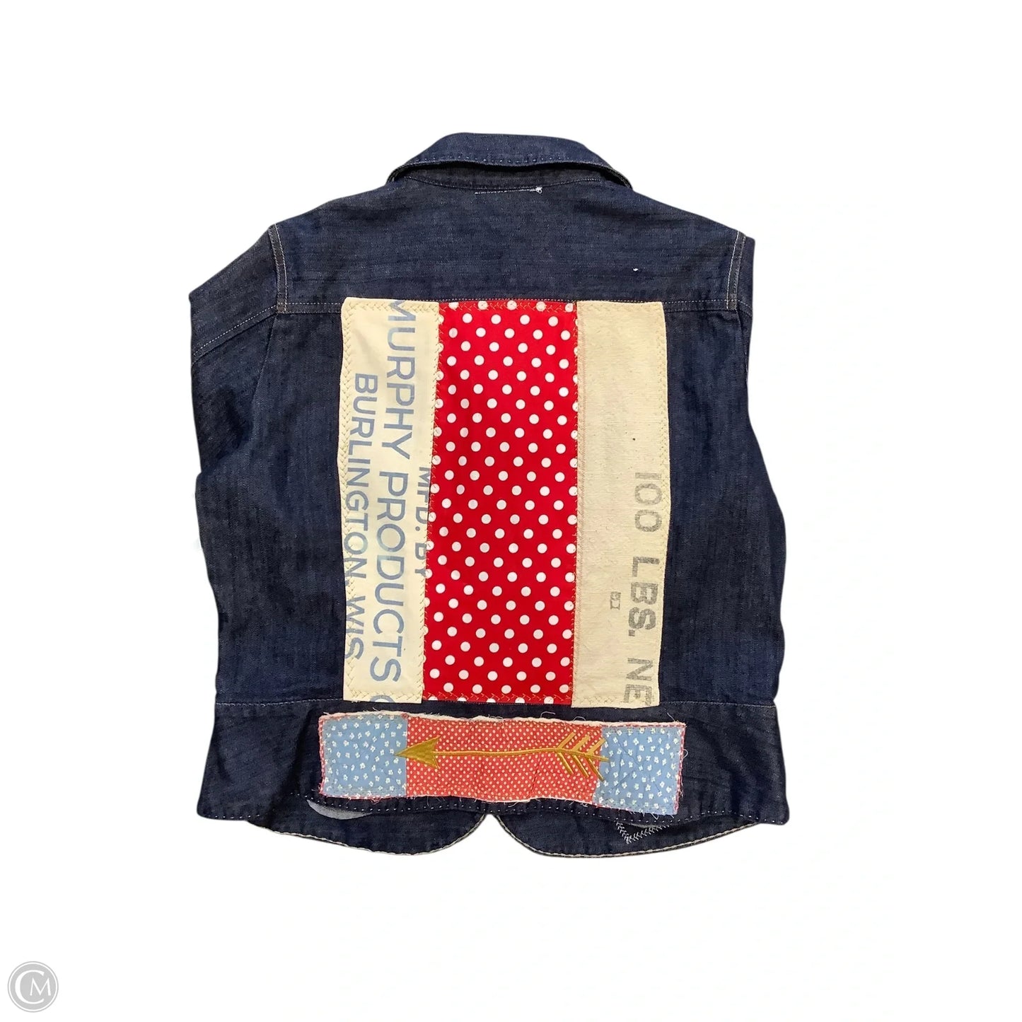 Jacket Denim By Cmc In Blue Denim, Size: L