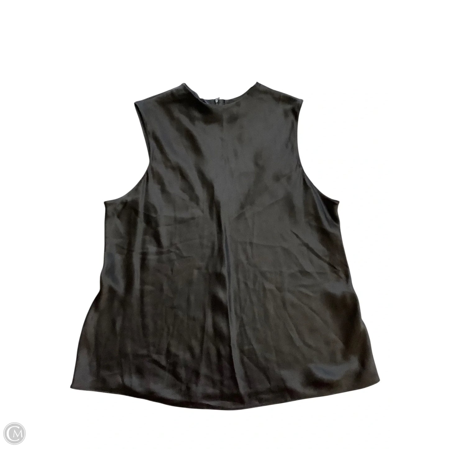 Blouse Sleeveless By Banana Republic In Black, Size: Xl