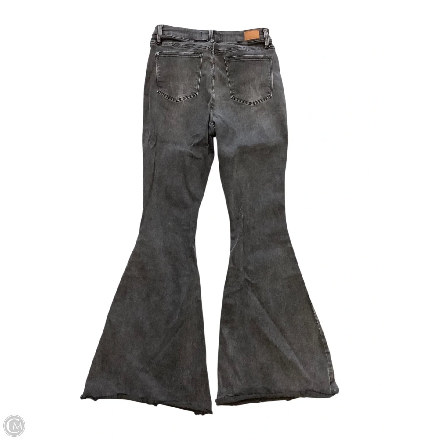 Jeans Flared By Judy Blue In Black Denim, Size: 8(9/29)