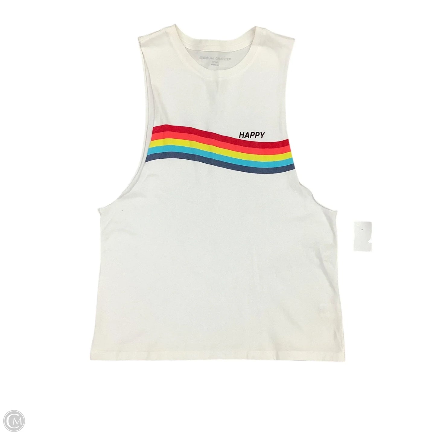 Tank Top By Spiritual Gangster In White, Size: M